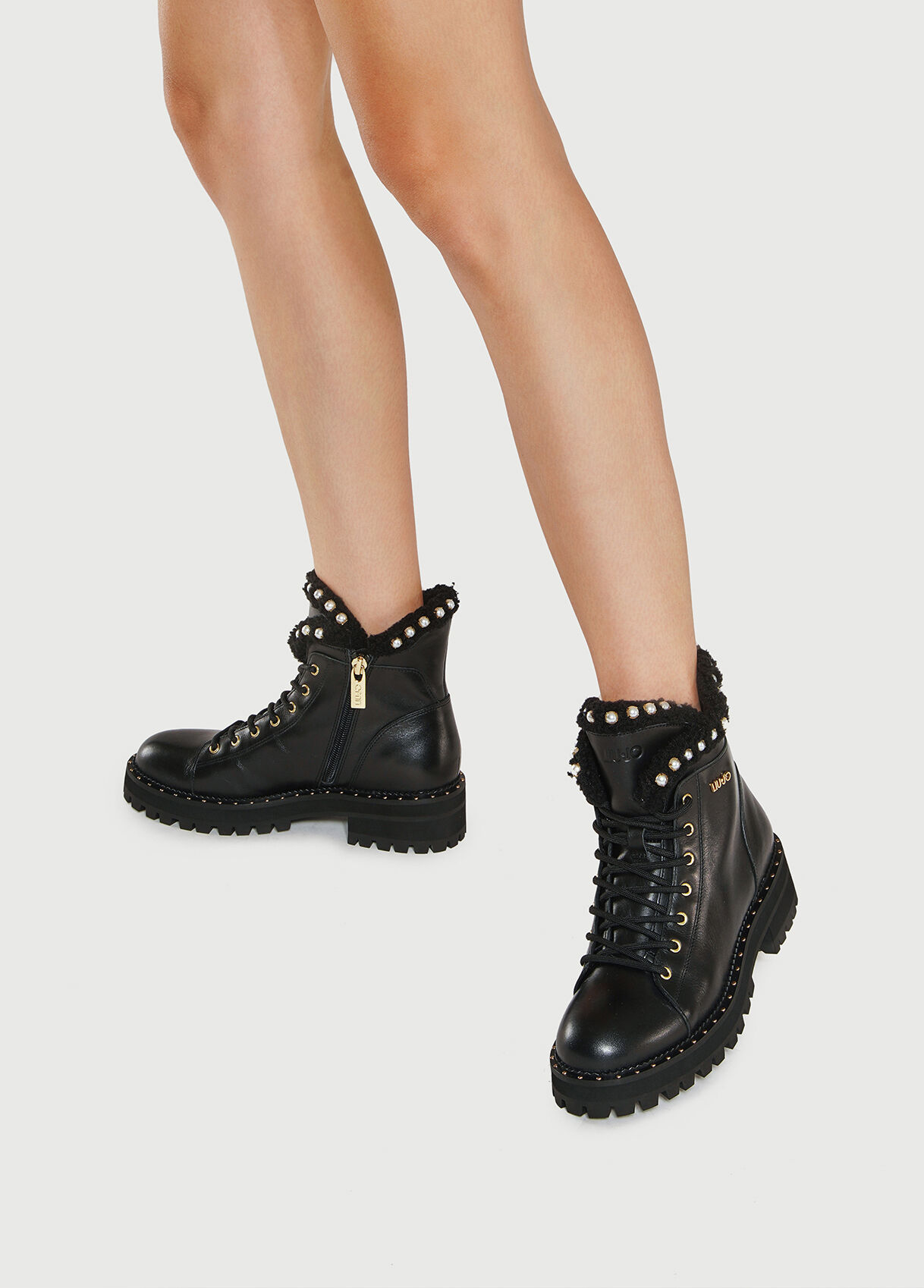 jewelled biker boots
