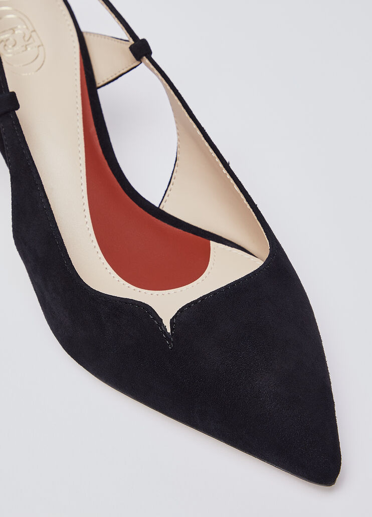 Suede slingbacks black Liu Jo - large image number 4