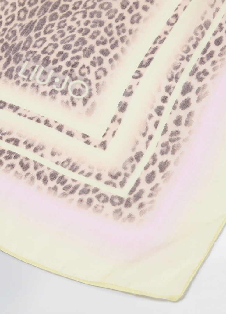 Animal-print foulard light yellow Liu Jo - large image number 3 Animal-print foulard light yellow Liu Jo - large image number 3