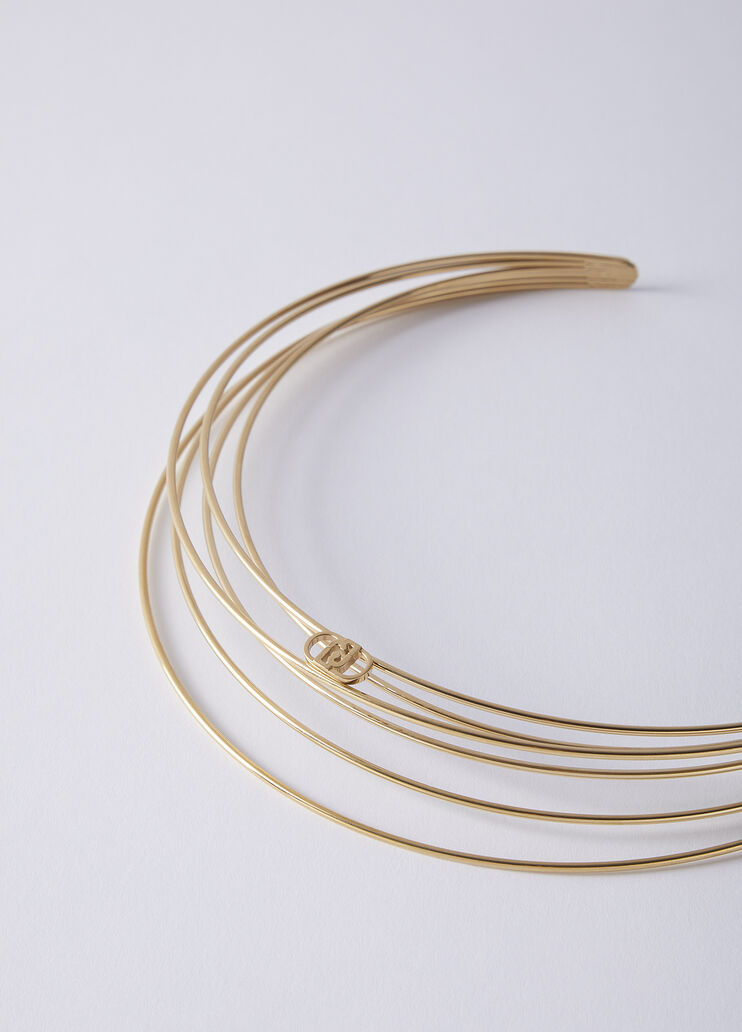Collana rigida multifilo color oro Liu Jo - medium