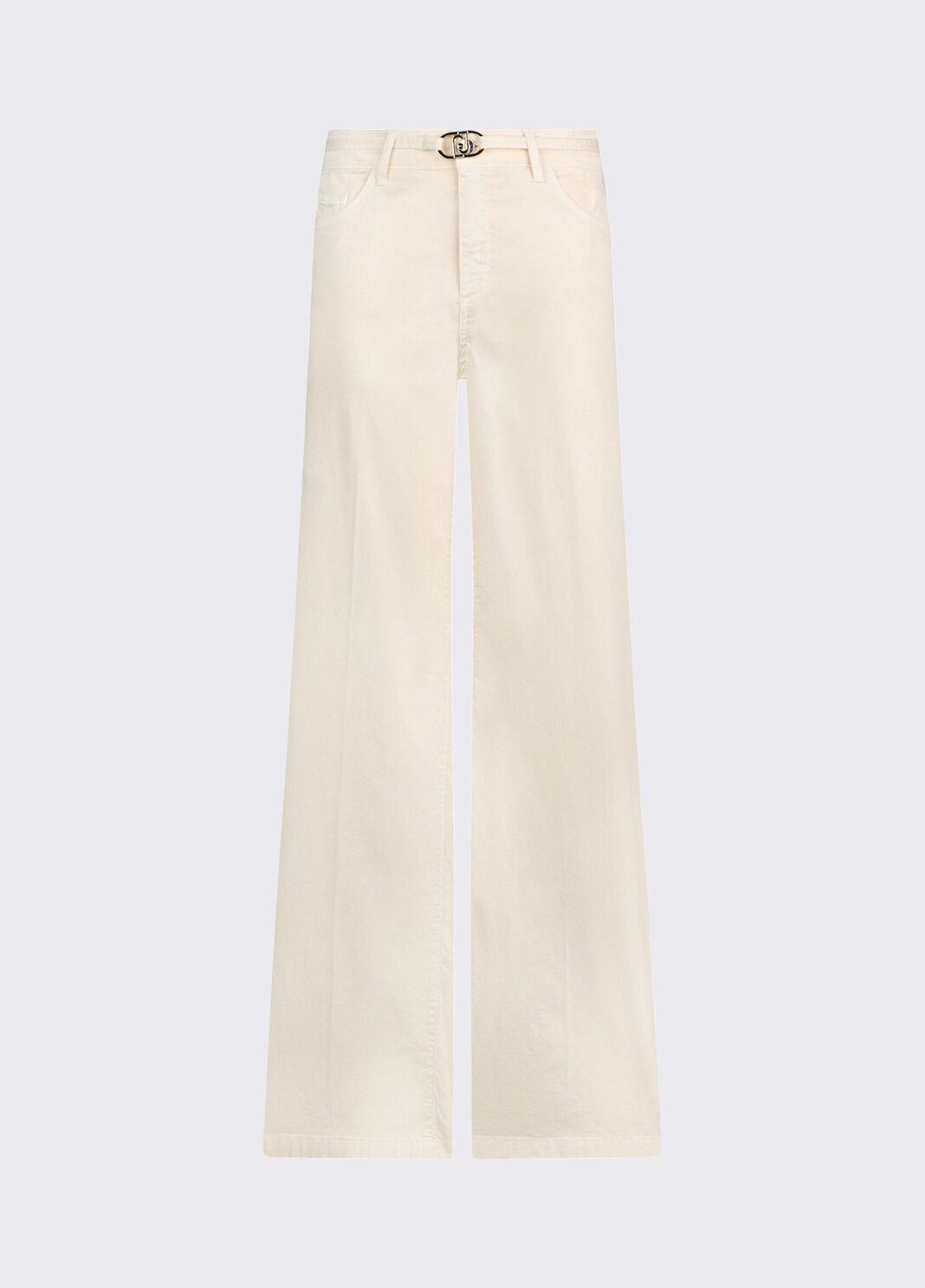 Flared trousers with belt cream Liu Jo - large image number 6
