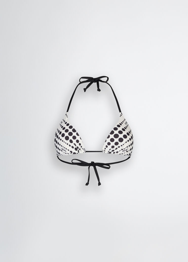 Triangle top white/black Liu Jo - large image number 6 Triangle top white/black Liu Jo - large image number 6