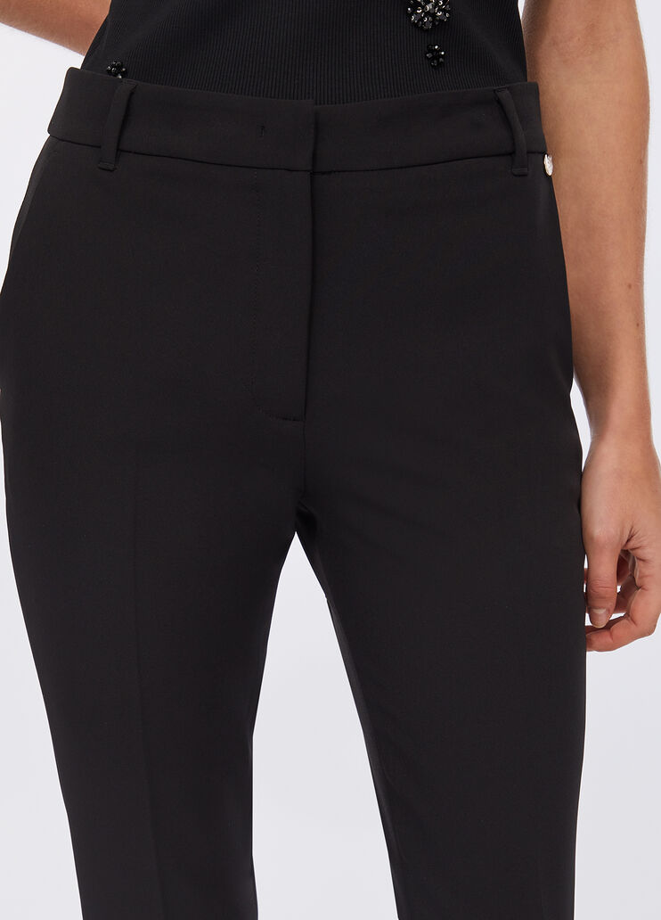 Pantalon cigarette noir Liu Jo - large image number 2