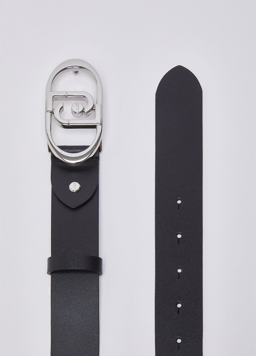 Ceinture en cuir noir et argent Liu Jo - large image number 3