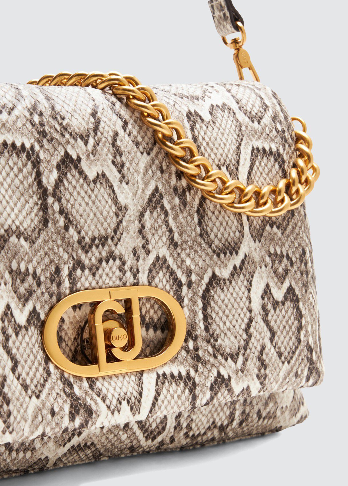 Sac a main LaPuffy imprime python couloer imprime python Liu Jo