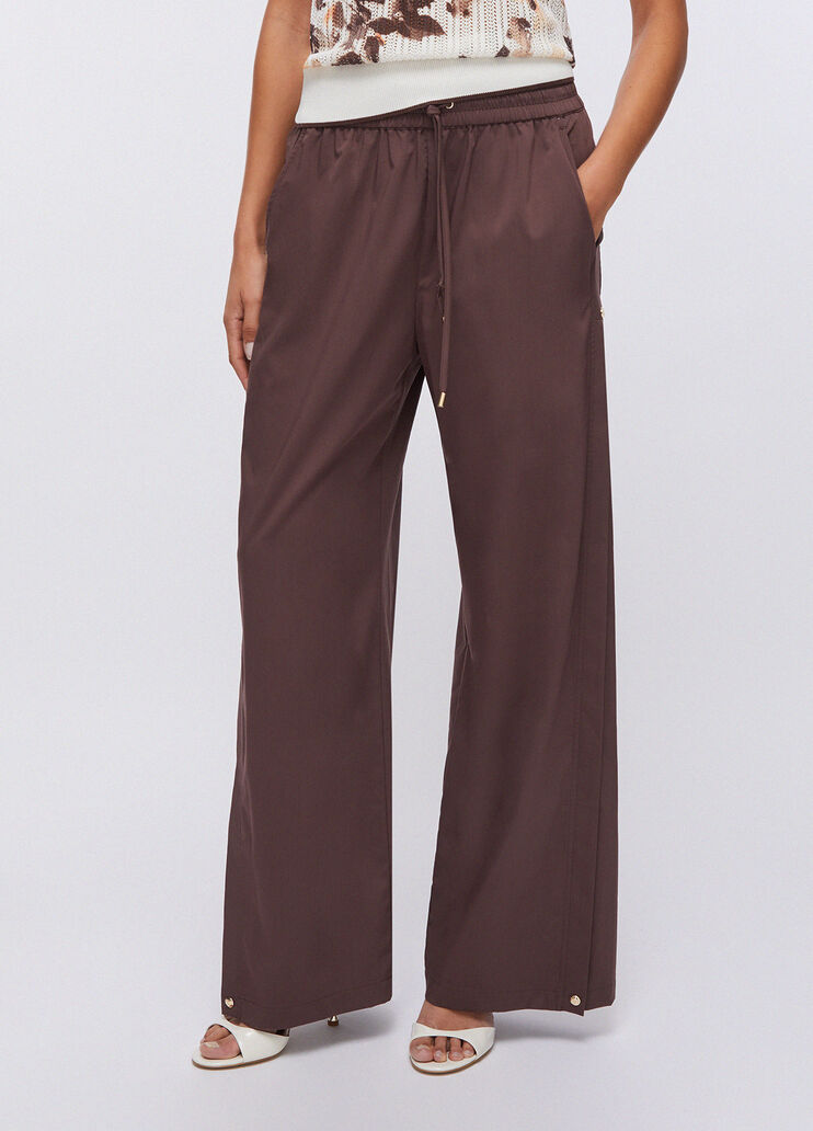 Trousers with slit details mud Liu Jo - large image number 0
