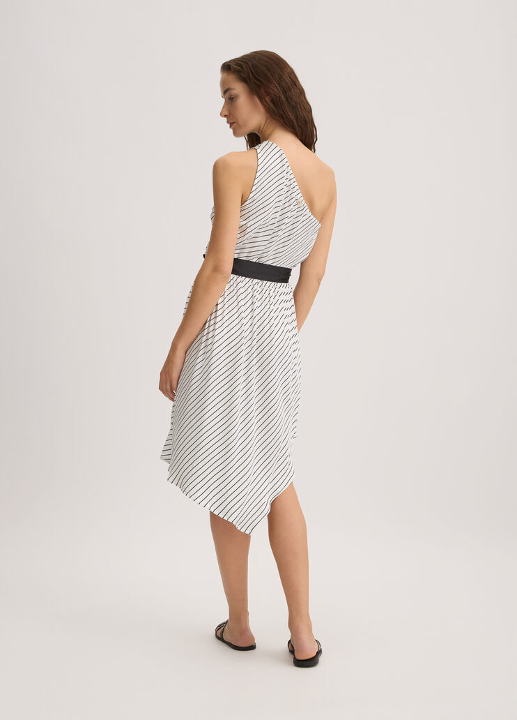 Striped dress white Liu Jo - large image number 1 Striped dress white Liu Jo - large image number 1