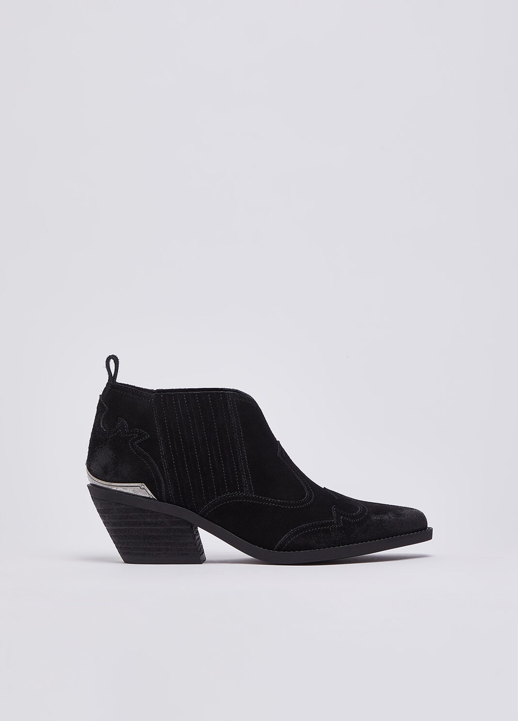 Stivaletti texani in suede nero Liu Jo - large image number 0