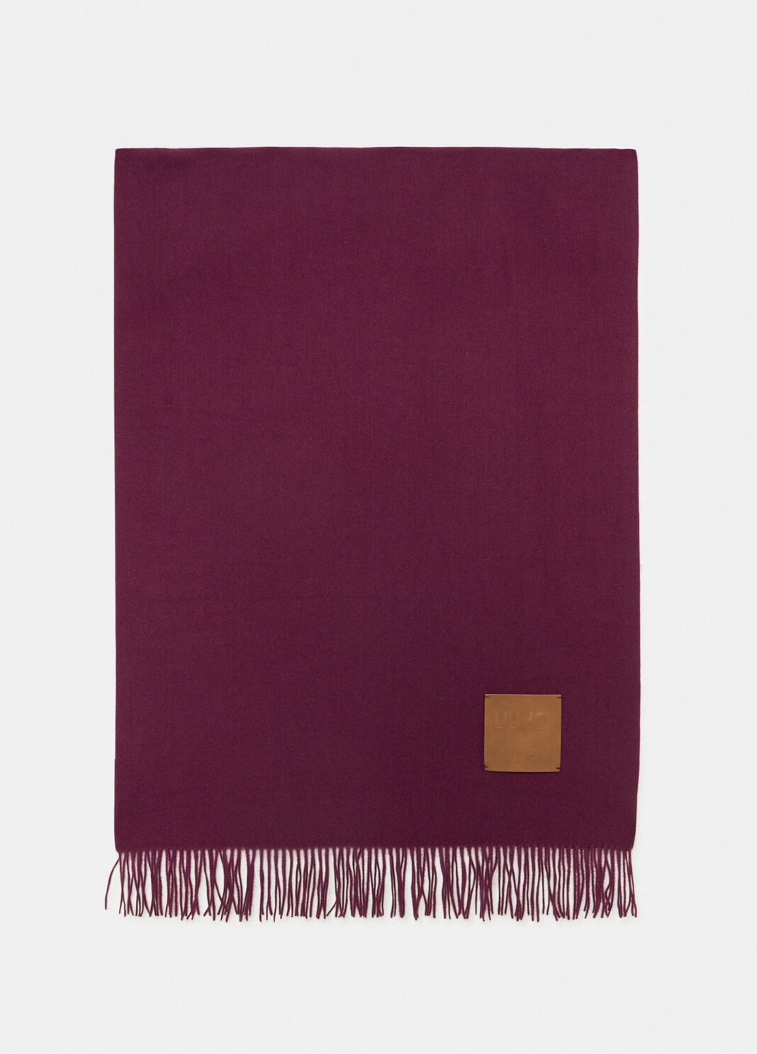 Stole with fringes red Liu Jo - large image number 3