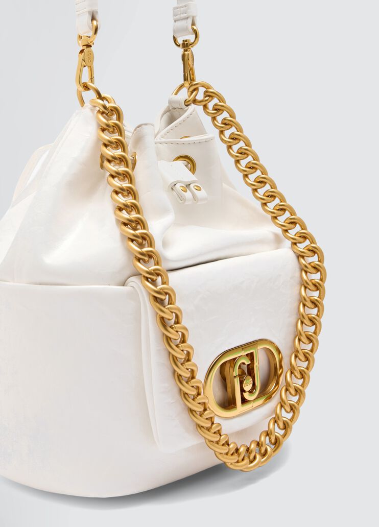 LaPuffy bucket bag white Liu Jo - large image number 5 LaPuffy bucket bag white Liu Jo - large image number 5