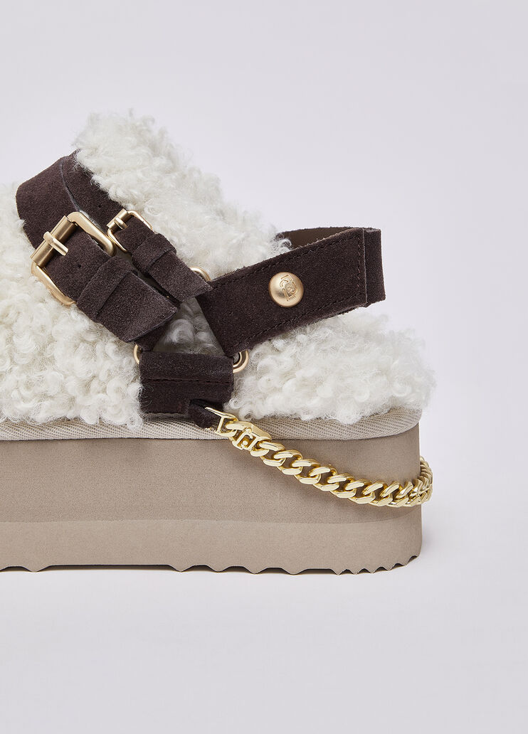 Clogs aus Material teddy Mokka Liu Jo - medium
