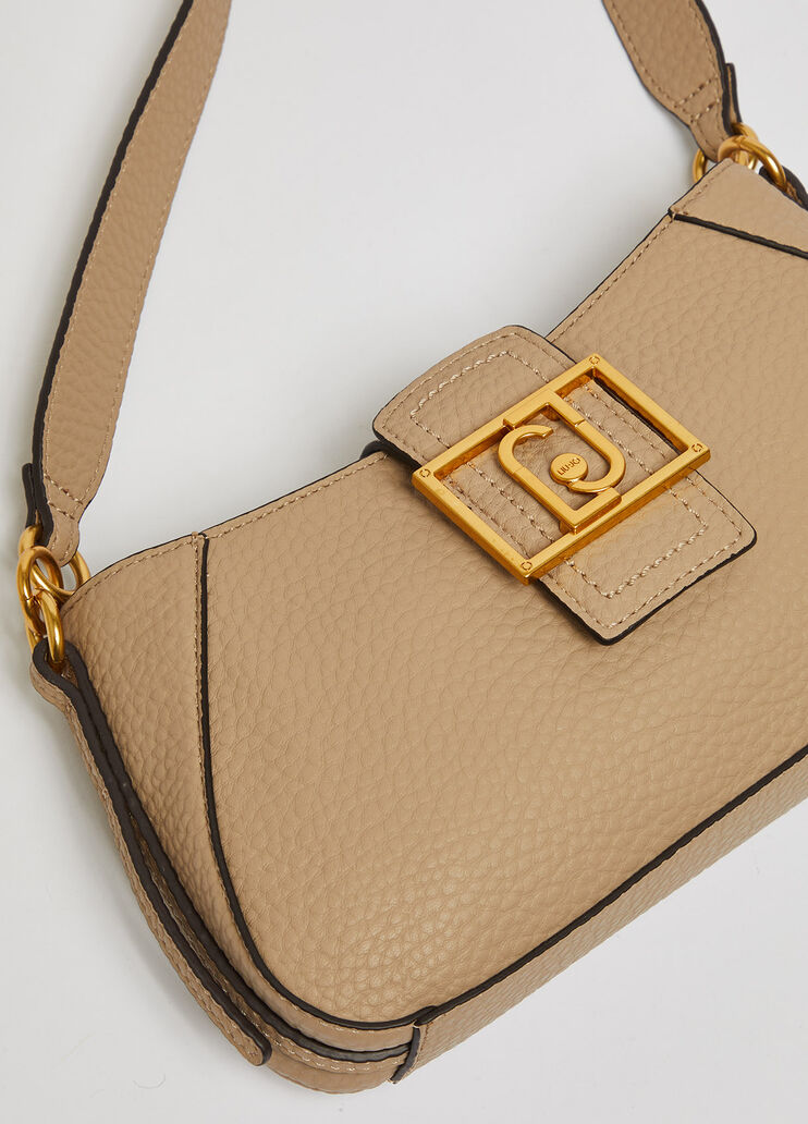 Sac porté épaule écoconçu gris clair Liu Jo - large image number 4