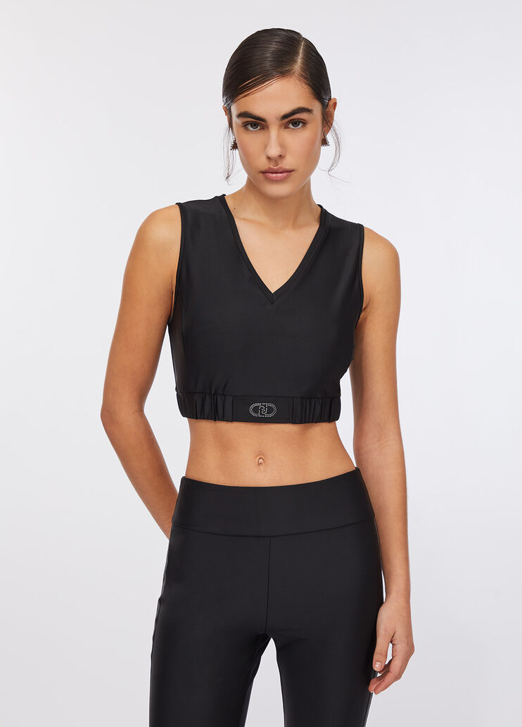 Top aus Jersey Schwarz Liu Jo - medium