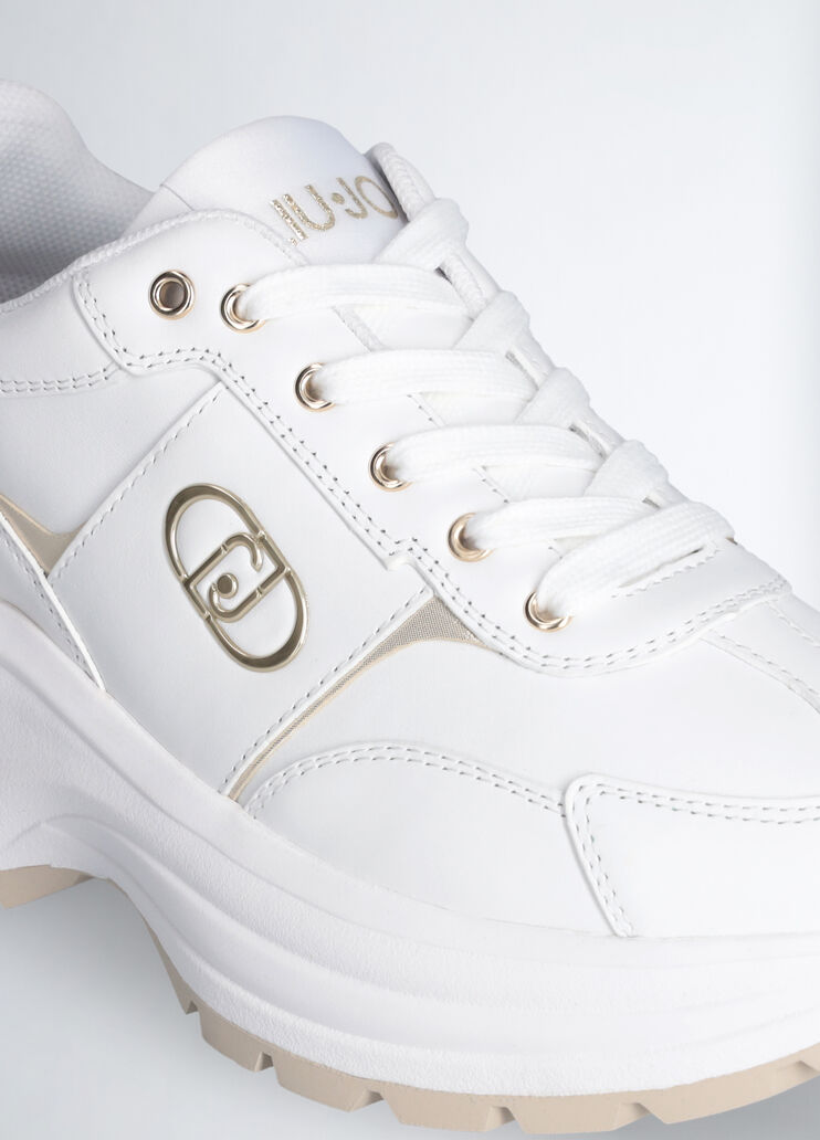Sneakers in leather white Liu Jo - medium Sneakers in leather white Liu Jo - medium