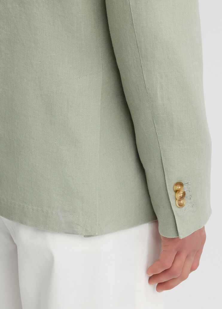 100% linen sage green blazer sage Liu Jo - large image number 3 100% linen sage green blazer sage Liu Jo - large image number 3