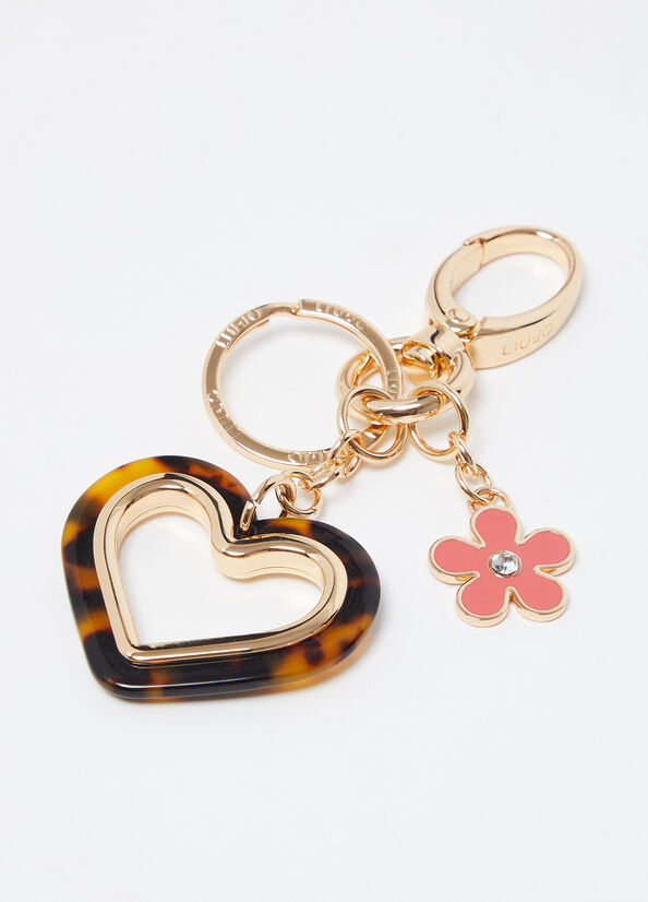 Keyring with heart brown Liu Jo - large image number 1