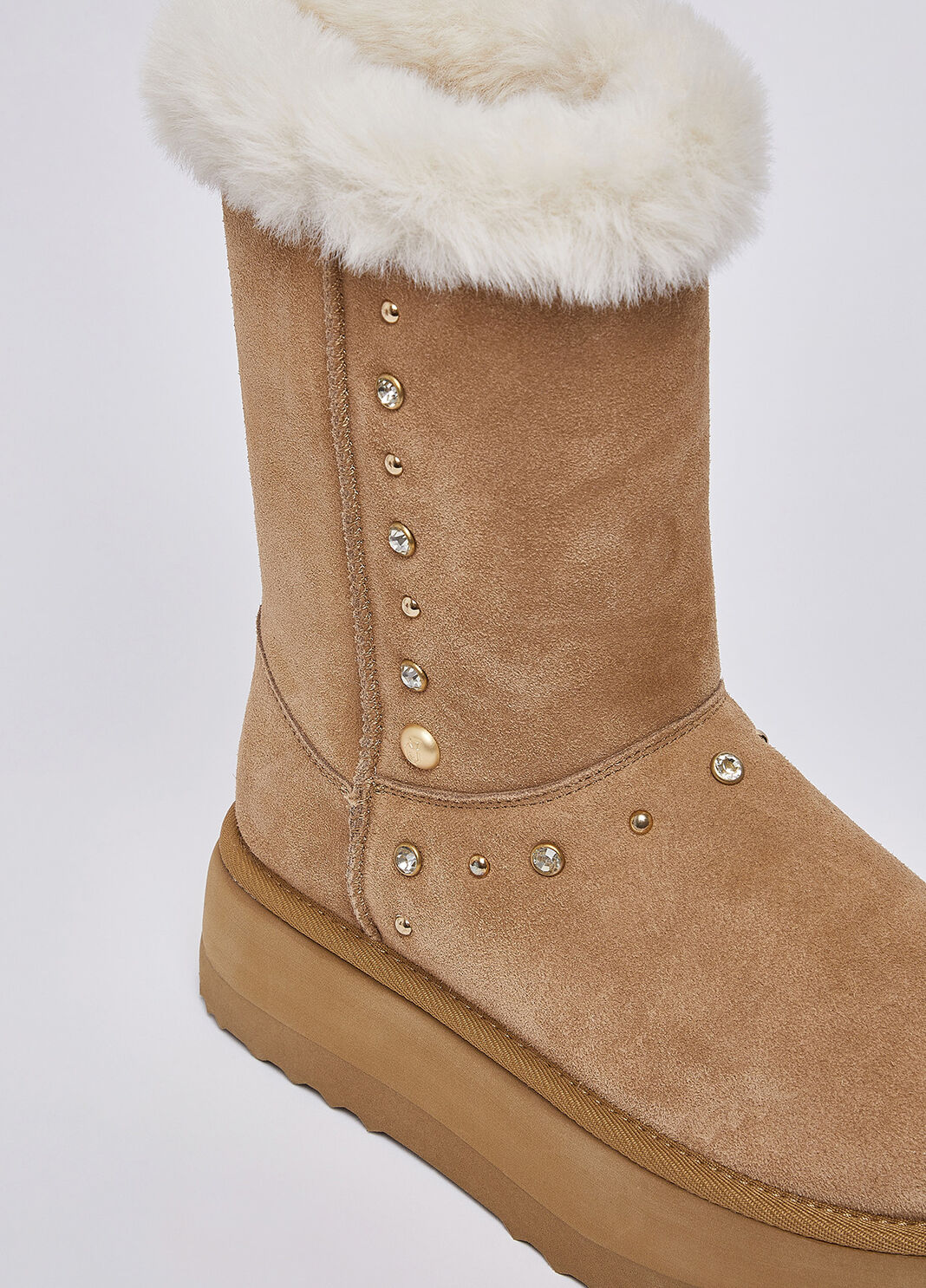Stiefel warm mit Schmucksteinen Cognac Liu Jo - large image number 5