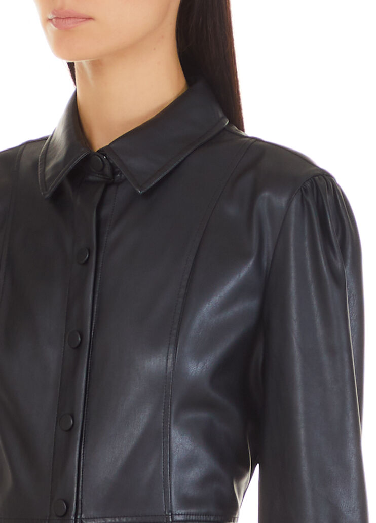 Vestido corto con botones  negro Liu Jo - large image number 2