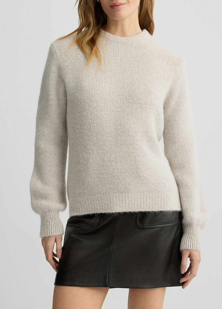 Alpaca-blend pullover white Liu Jo - medium Alpaca-blend pullover white Liu Jo - medium