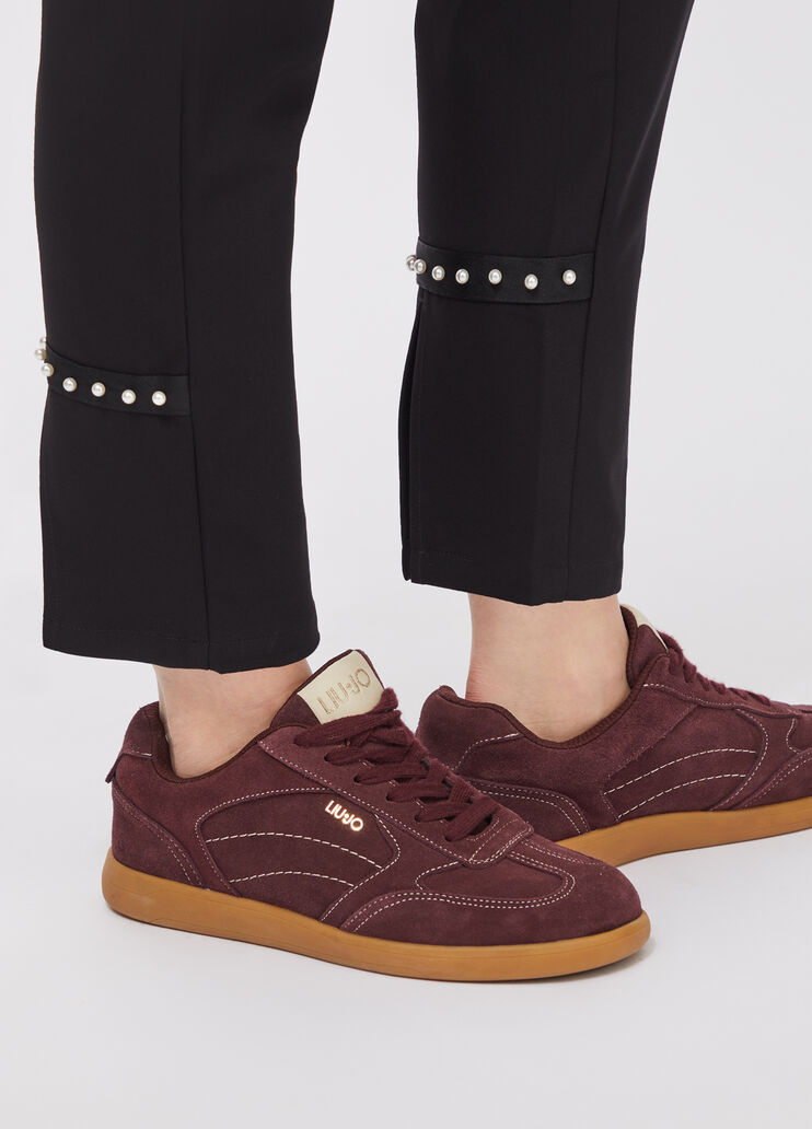 Joggers with drawstring black Liu Jo - large image number 3