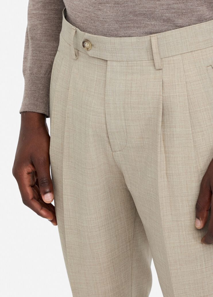 Wollhose mit Abnähern Beige Liu Jo - large image number 2 Wollhose mit Abnähern Beige Liu Jo - large image number 2