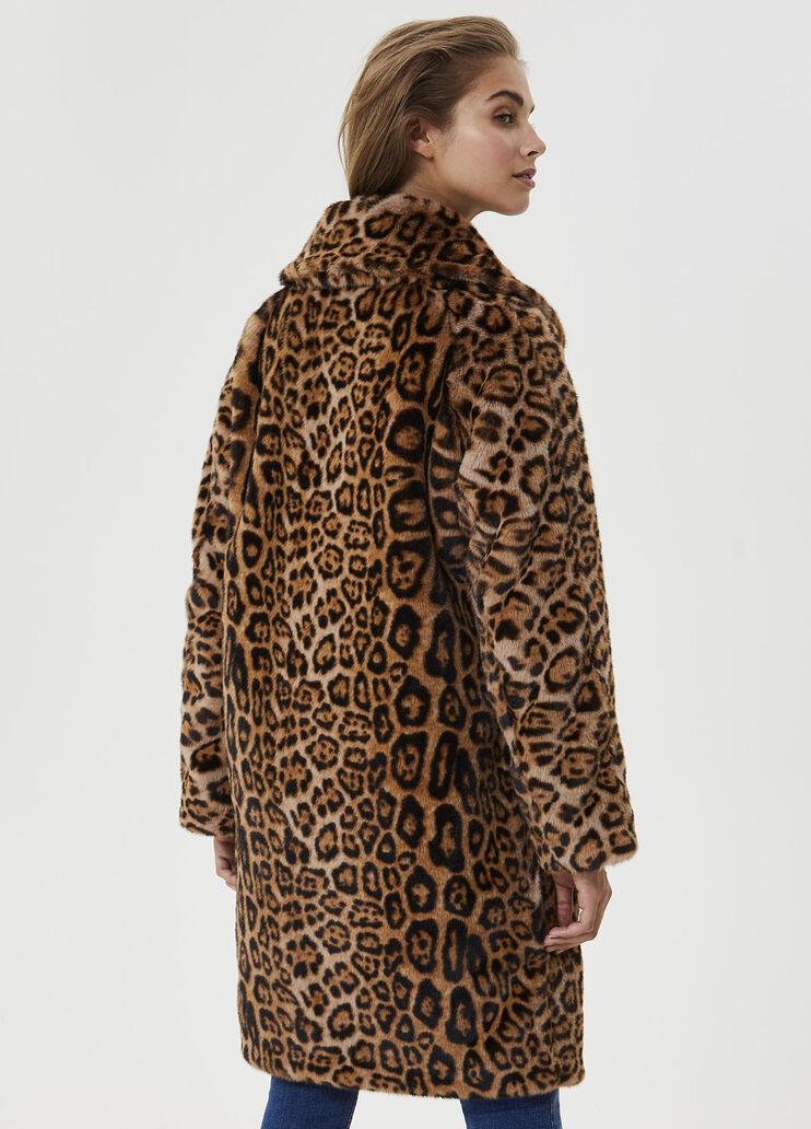 Faux fur dappled coat Dappled Liu Jo - large image number 1 Faux fur dappled coat Dappled Liu Jo - large image number 1