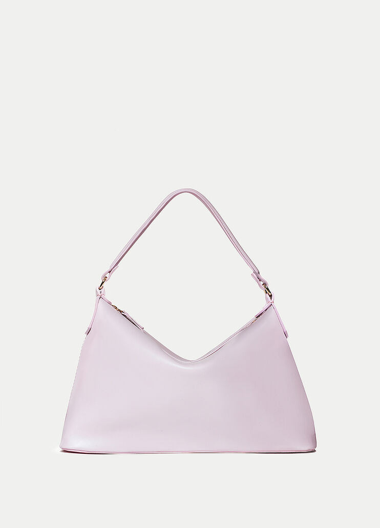 Большая сумка-хобо из натуральной кожи розовый Liu Jo - large image number 2