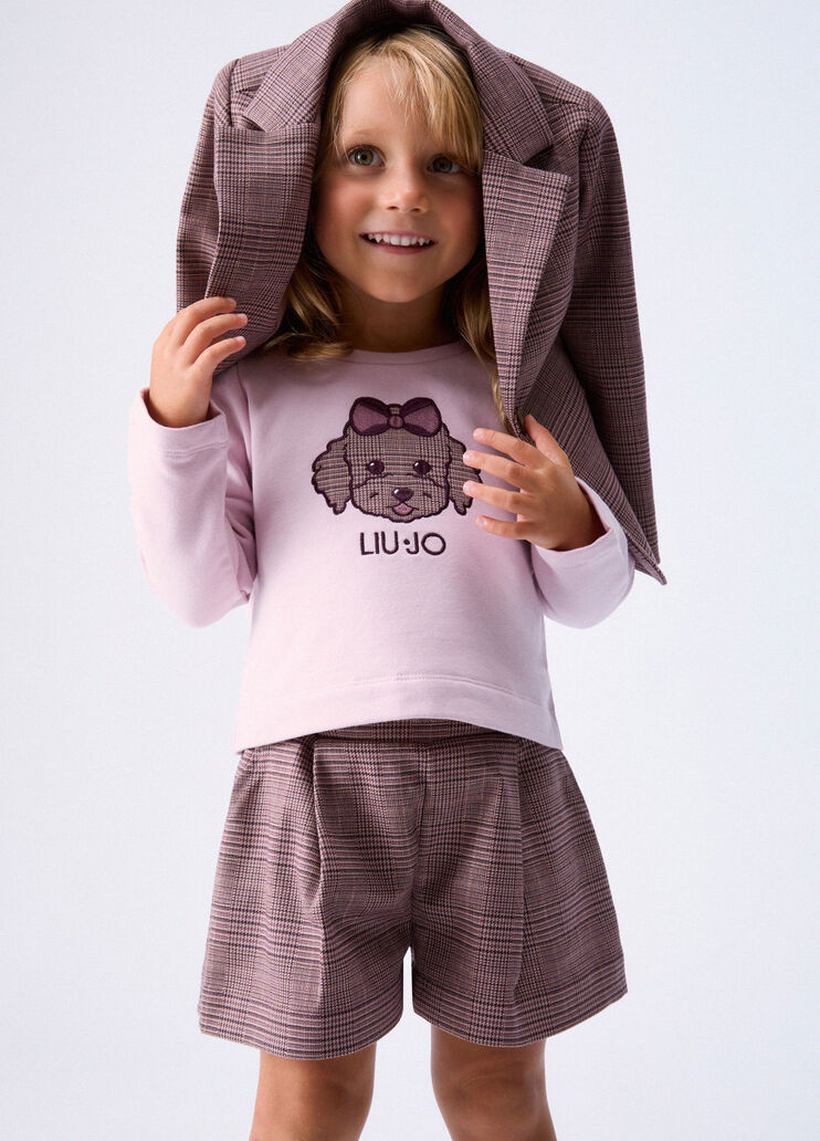 Sweatshirt and Shorts Set pink Liu Jo - medium