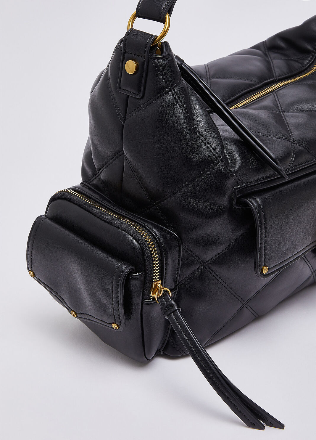 Medium hobo bag quilted black Liu Jo - large image number 4
