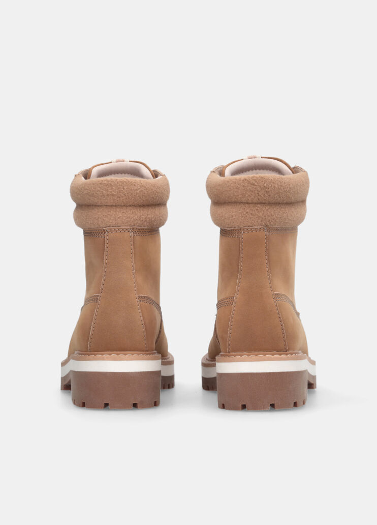 Suede ankle boots beige Liu Jo - large image number 7