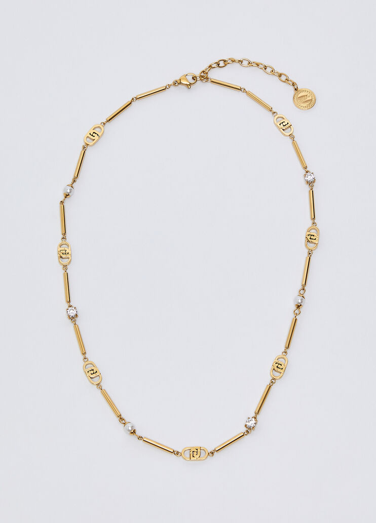 Necklace with Geometric Details gold Liu Jo - medium