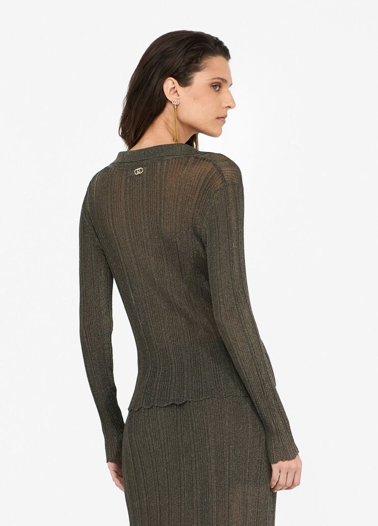 Maglia lurex® muschio Liu Jo - large image number 1