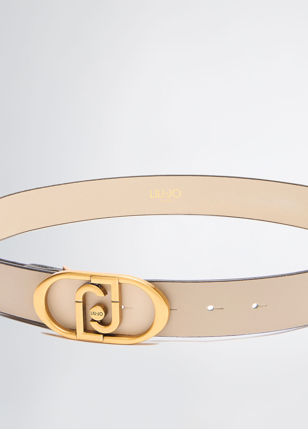 LaPuffy leather belt cream Liu Jo - large image number 4
