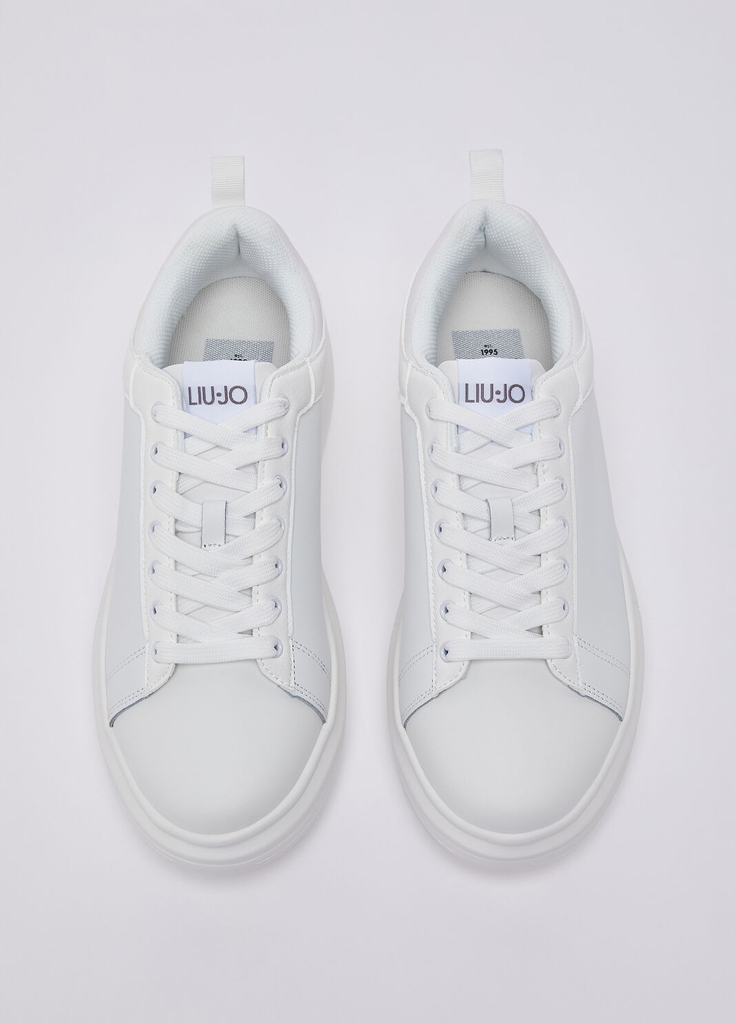 Leather platform sneakers white Liu Jo - large image number 4