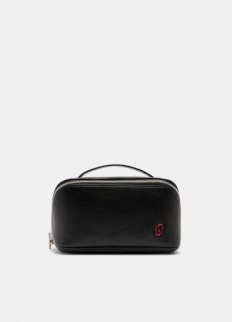 Tumbled vanity case black Liu Jo - medium Tumbled vanity case black Liu Jo - medium