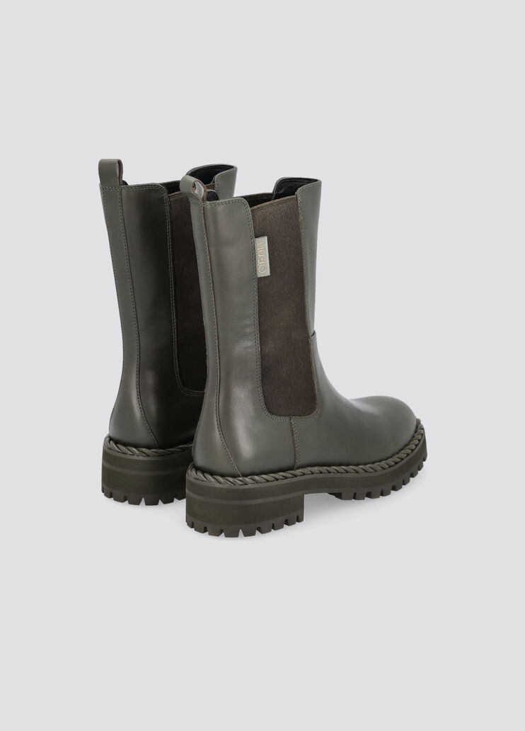 Кожаные полусапоги оливковый Liu Jo - large image number 2 Кожаные полусапоги оливковый Liu Jo - large image number 2