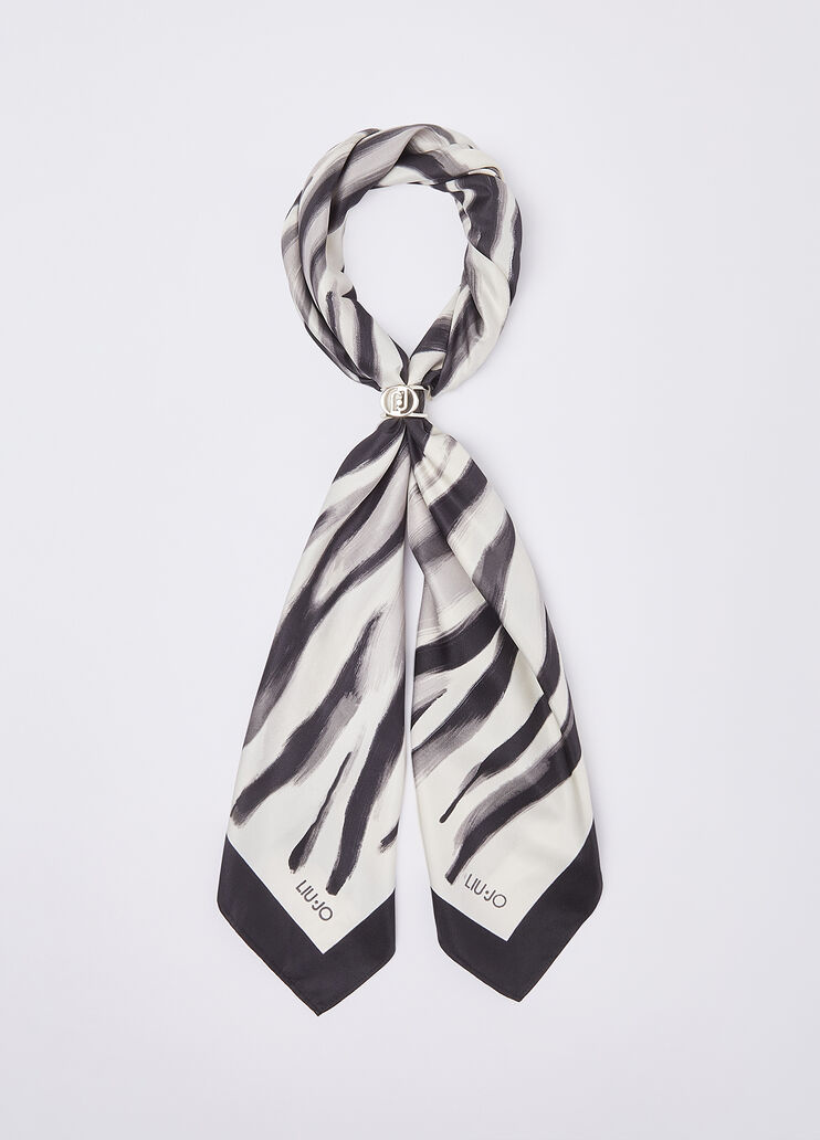 Gro&szlig;es Tuch mit Animal-Print Zebramuster Liu Jo - medium