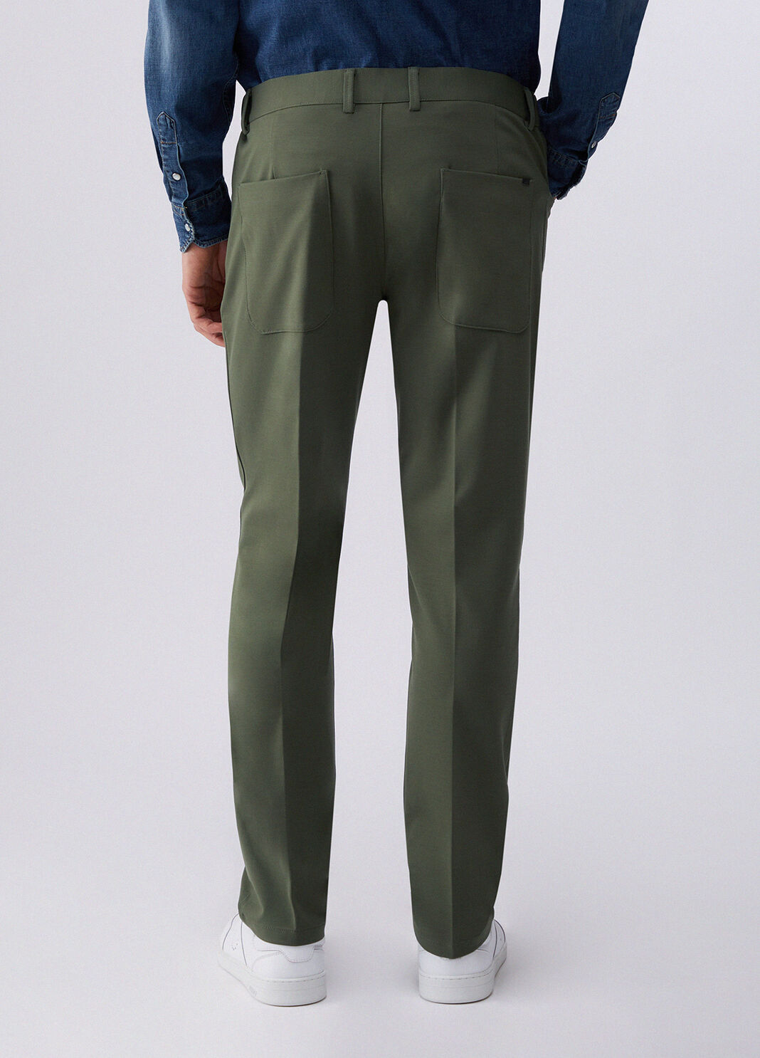 Slim-fit trousers thyme green Liu Jo - large image number 1