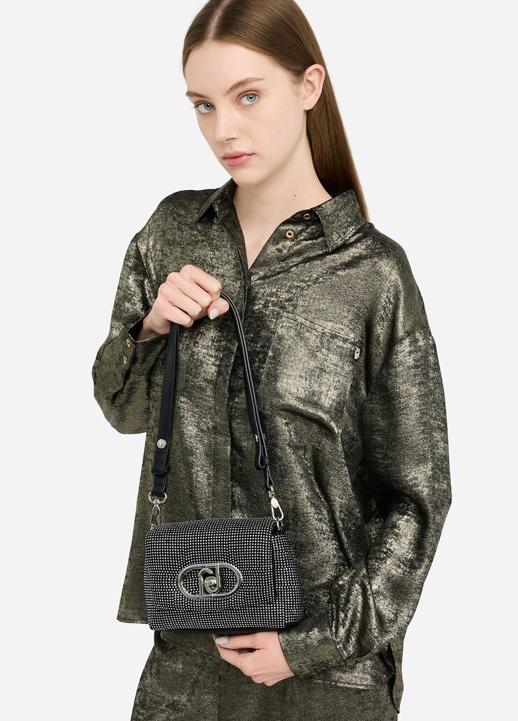 LaPuffy small crossbody bag black/silver Liu Jo - medium