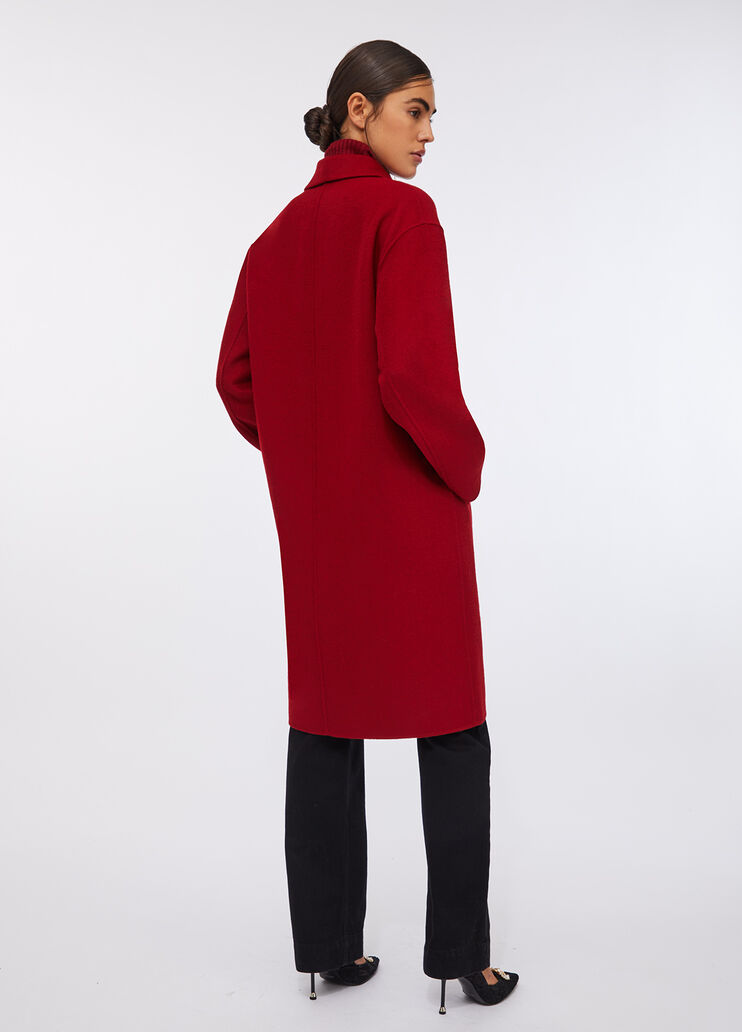 Wool coat with scarf red Liu Jo - large image number 1 Wool coat with scarf red Liu Jo - large image number 1