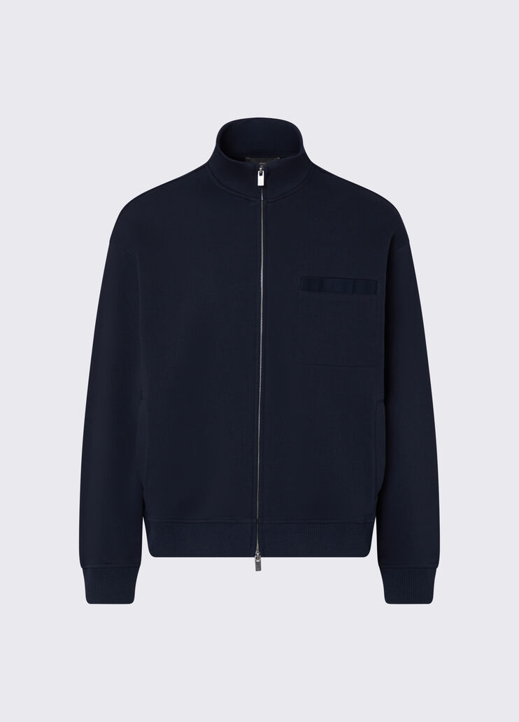 Sweatshirt with zip dark blue Liu Jo - medium
