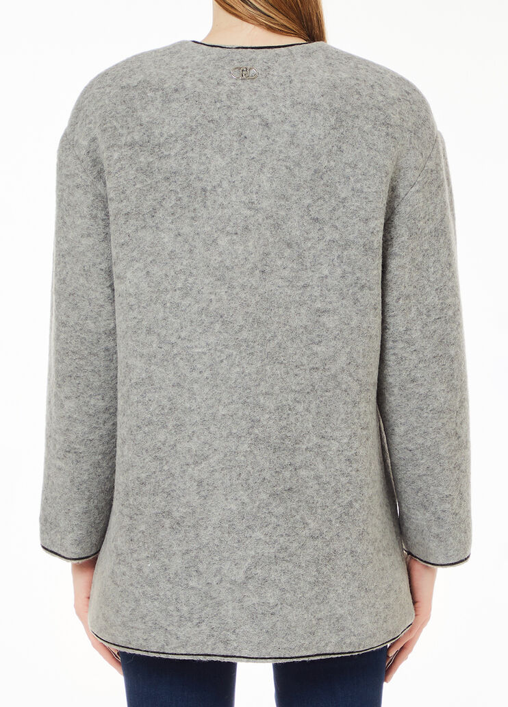 Wool blend jacket grey Liu Jo - medium Wool blend jacket grey Liu Jo - medium