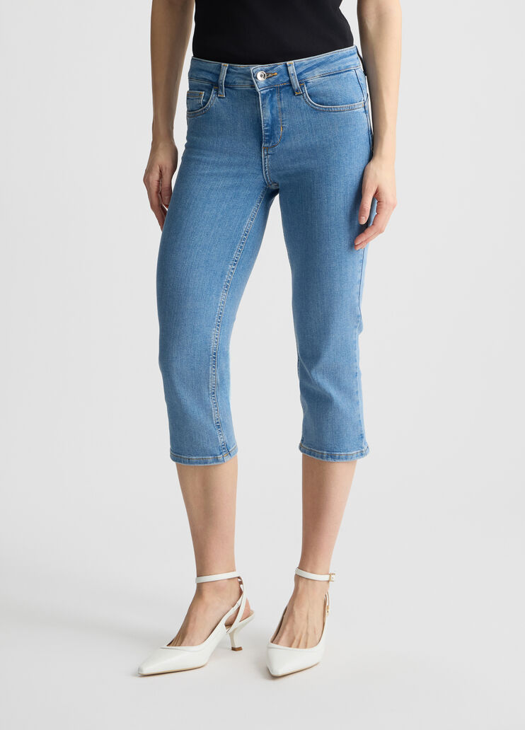 Calf-length jeans blue denim Liu Jo - medium Calf-length jeans blue denim Liu Jo - medium