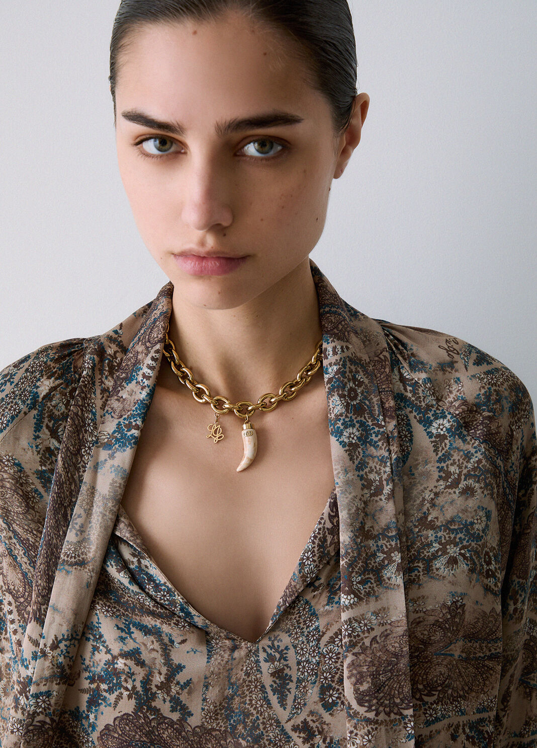 Necklace with Horn Pendant white Liu Jo - large image number 0