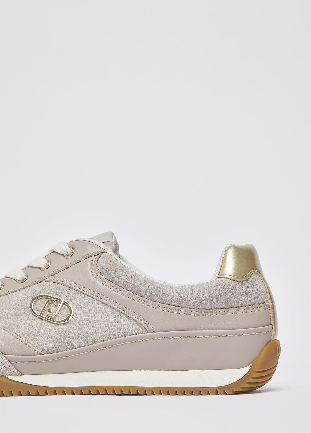 Sneakers en daim gris tourterelle Liu Jo - large image number 6