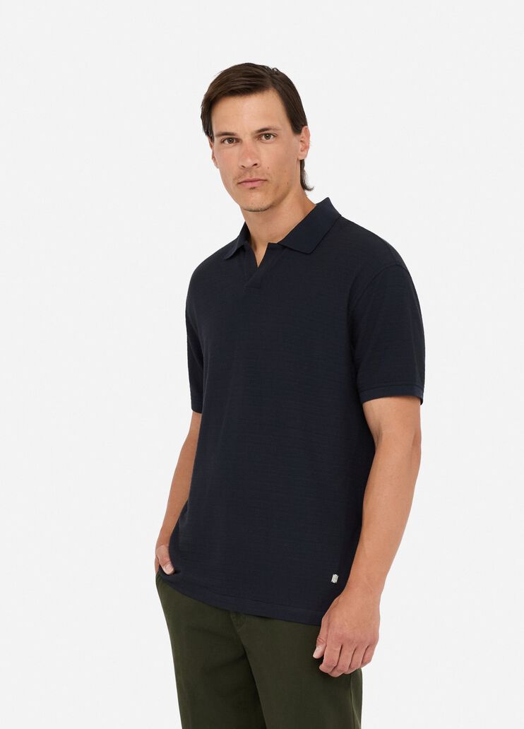 Cotton polo shirt dark blue Liu Jo - medium Cotton polo shirt dark blue Liu Jo - medium