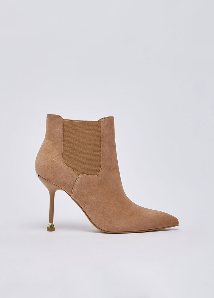 Suede ankle boots camel Liu Jo - medium