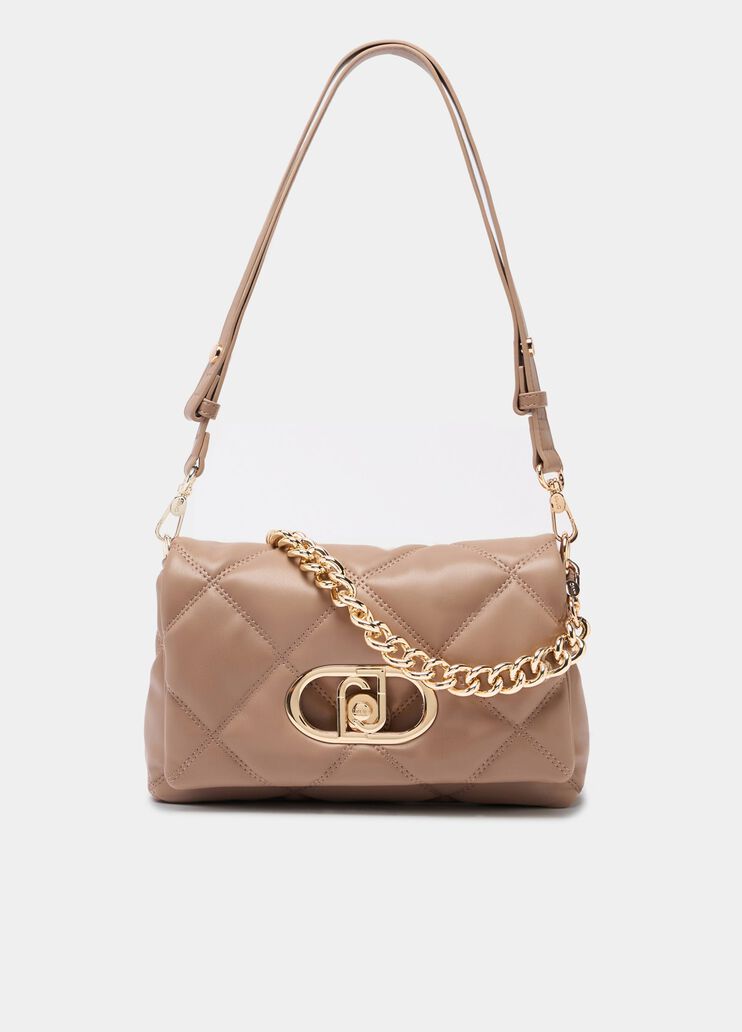 Bolso LaPuffy mediano guateado moca Liu Jo - medium