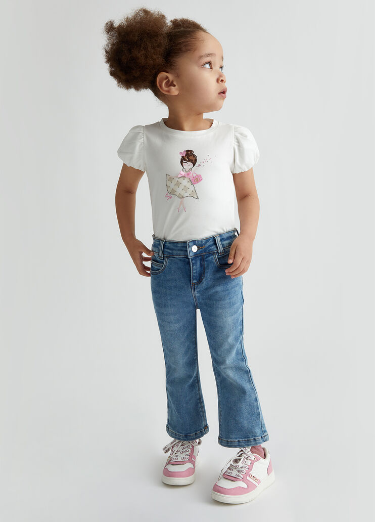 T-shirt with print white Liu Jo - medium T-shirt with print white Liu Jo - medium