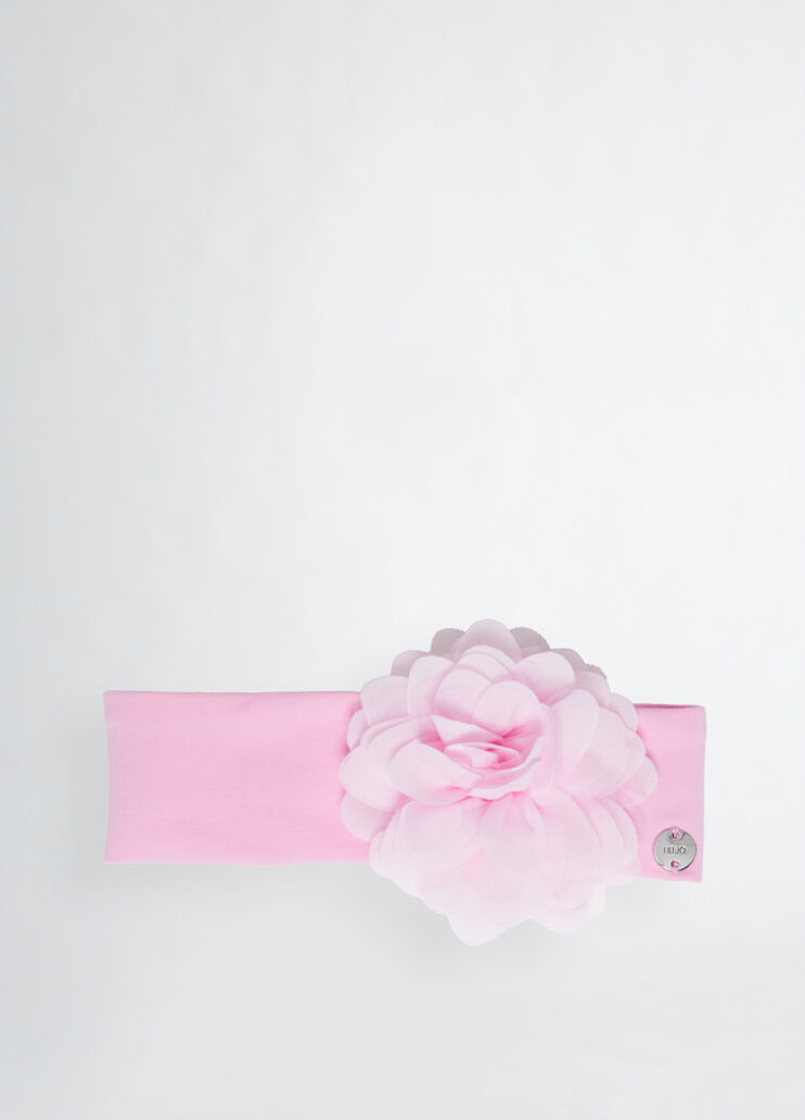 Cotton headband with flower pink Liu Jo - medium Cotton headband with flower pink Liu Jo - medium